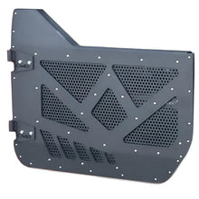Load image into Gallery viewer, DV8 18-22 Jeep 4 Door JL/JT Aluminum Half Doors with Perforated Mesh Front-Doors-DV8 Offroad-756519637977-