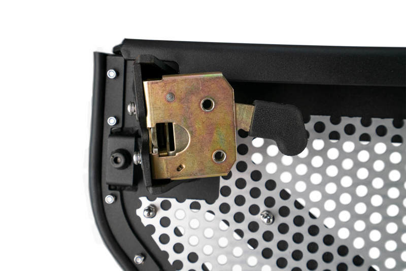 DV8 18-22 Jeep 4 Door JL/JT Aluminum Half Doors with Perforated Mesh Rear-Doors-DV8 Offroad-756519637984-