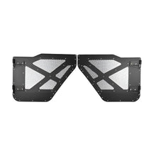 Load image into Gallery viewer, DV8 18-22 Jeep 4 Door JL/JT Aluminum Half Doors with Perforated Mesh Rear-Doors-DV8 Offroad-756519637984-