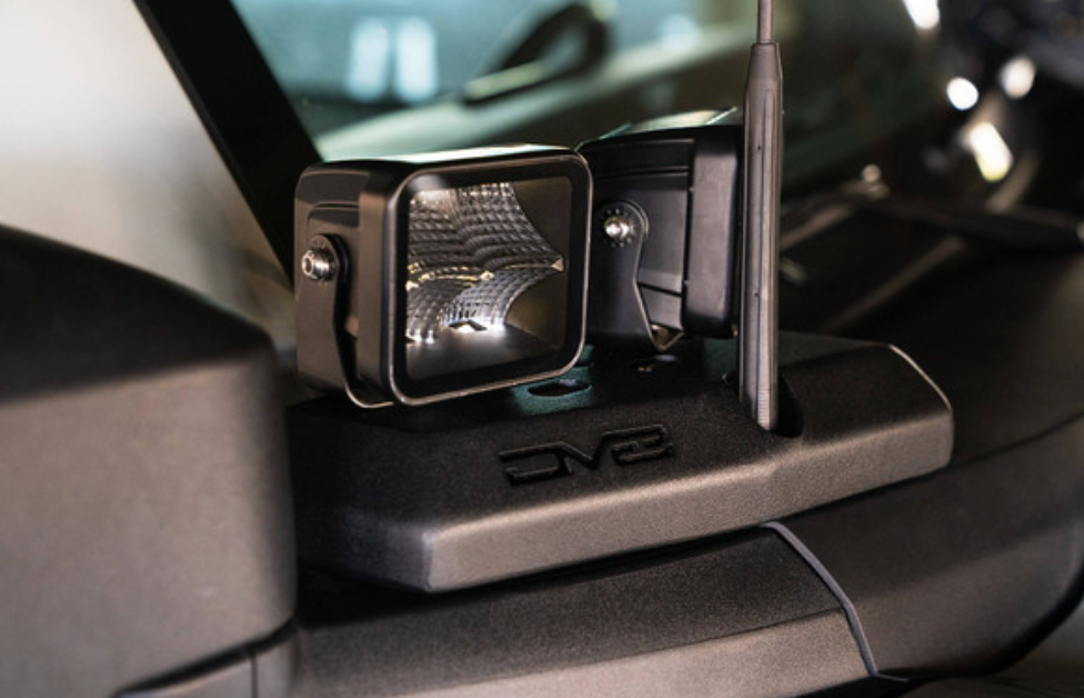 DV8 21-22 Ford Bronco A-Pillar Pod Light Mounts - Black Ops Auto Works