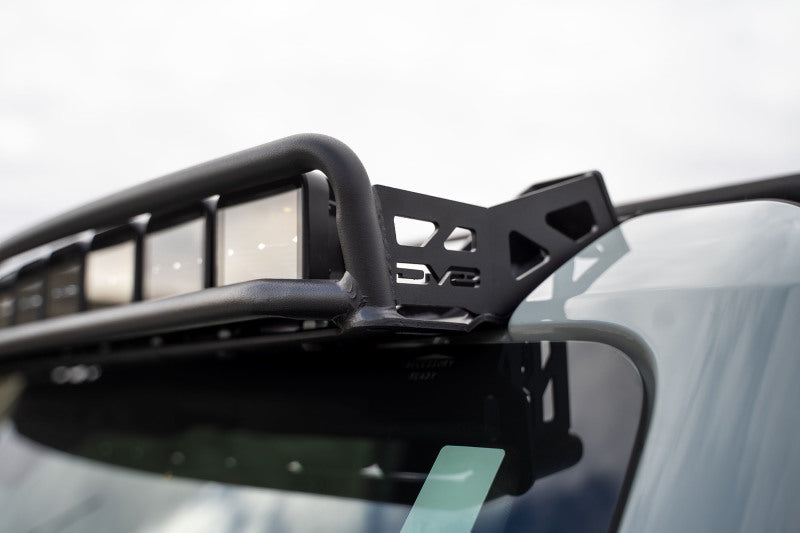 DV8 21+ Ford Bronco Curved Light Bracket for 12 3in. Pod Lights - Black Ops Auto Works