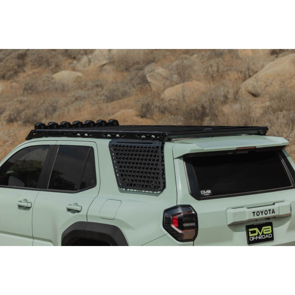 DV8 25-26 Toyota 4Runner Exterior Window Molle for DV8 Roof Rack - Driver - DV8 Offroad DVERRTF3-02EMD