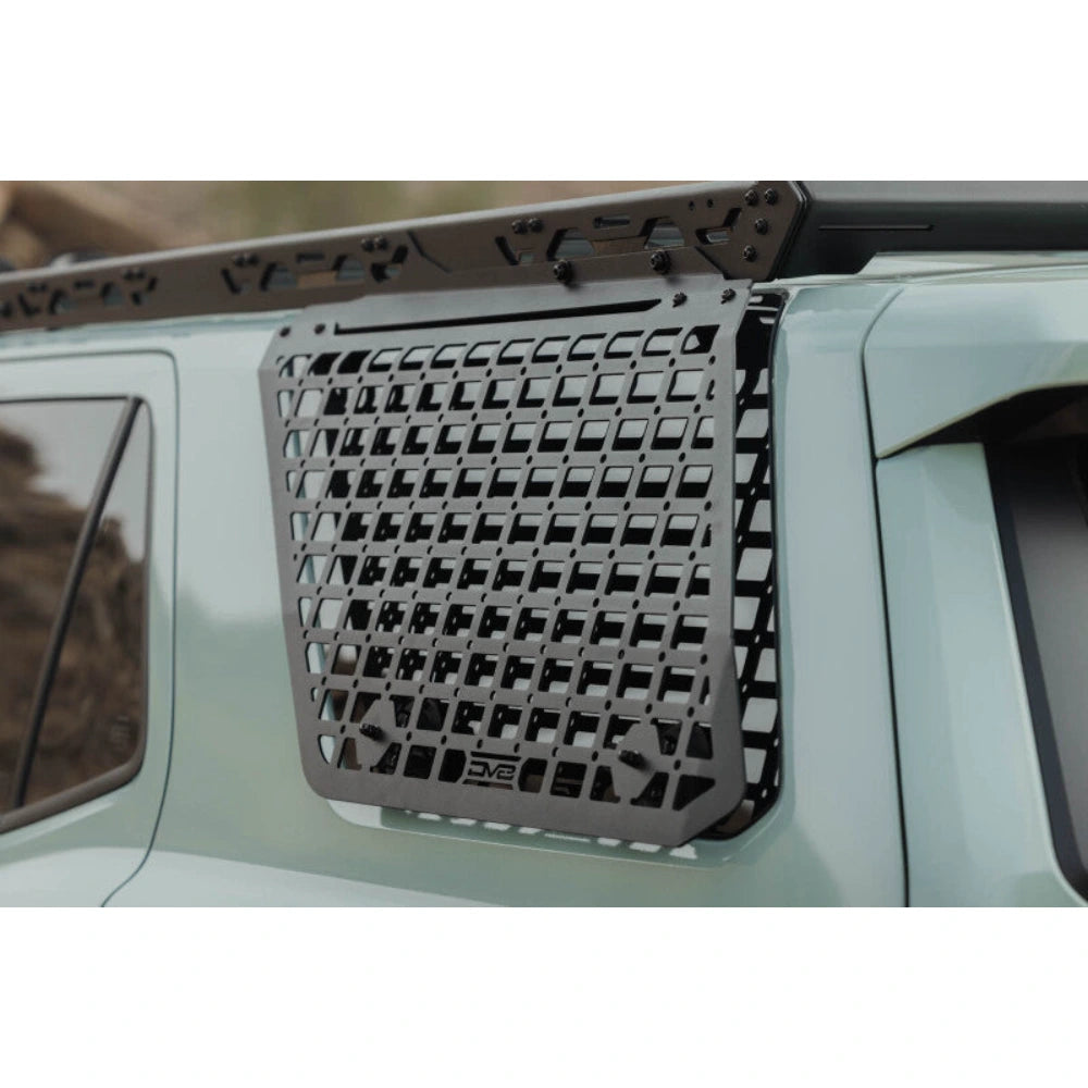 DV8 25-26 Toyota 4Runner Exterior Window Molle for DV8 Roof Rack - Driver - DV8 Offroad DVERRTF3-02EMD