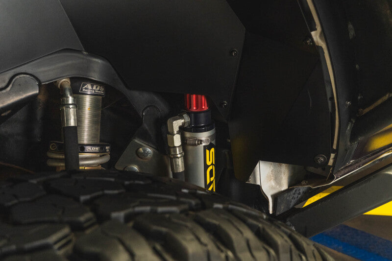 DV8 INFEND-08RB Bronco inner fenders with raw aluminum mesh accent panels