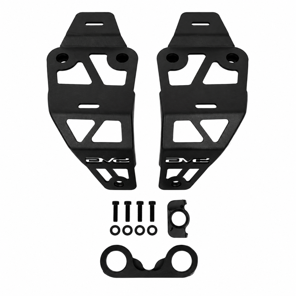 DV8 LBJL-04 cowl light bar brackets for 2018-2022 Jeep Wrangler JL and 2020-2022 Gladiator JT