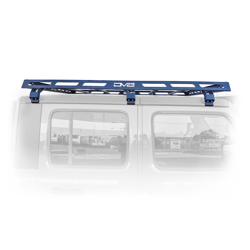 DV8 Offroad 07-18 Jeep Wrangler JK 4 DR / JL 2 DR & JT / 18+ Gladiator Roof Rack - Black Ops Auto Works