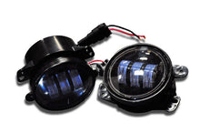 Load image into Gallery viewer, DV8 Offroad 07-18 Jeep Wrangler JK 4in 30W LED Replacement Fog Lights - Black Ops Auto Works