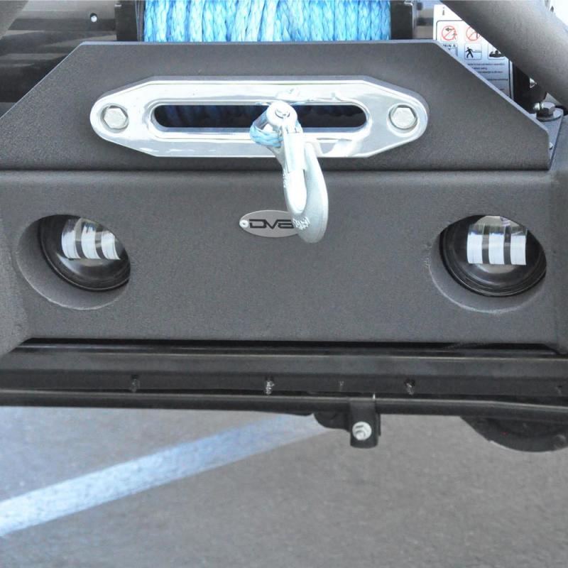 DV8 Offroad 07-18 Jeep Wrangler JK 4in 30W LED Replacement Fog Lights - Black Ops Auto Works
