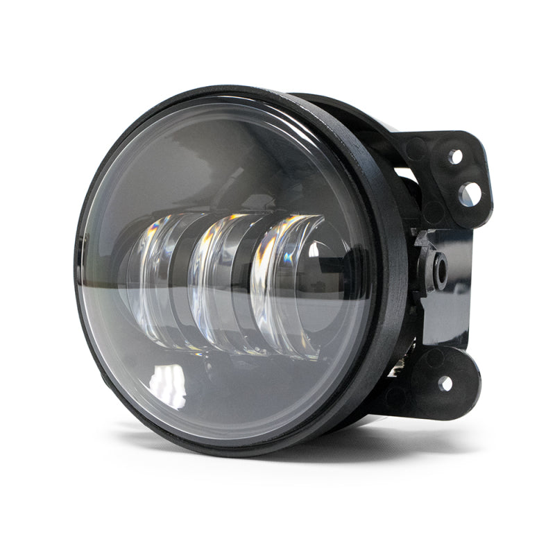 DV8 Offroad 07-18 Jeep Wrangler JK 4in 30W LED Replacement Fog Lights - Black Ops Auto Works
