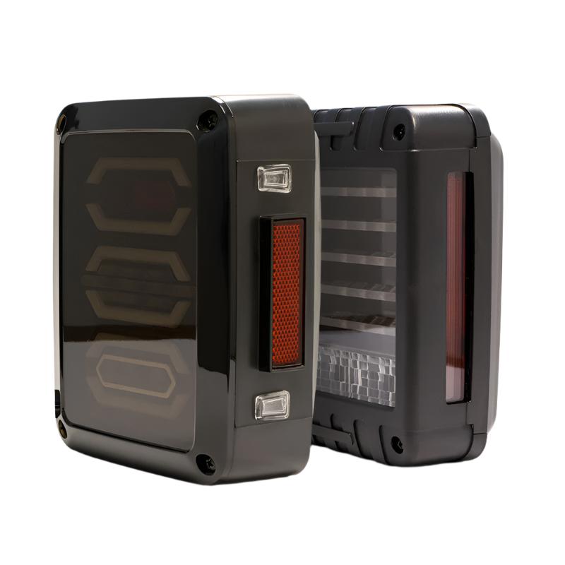 DV8 Offroad 07-18 Jeep Wrangler JK Horizontal LED Tail Light - Black Ops Auto Works
