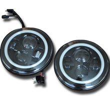 Load image into Gallery viewer, DV8 Offroad 07-18 Jeep Wrangler JK LED Projector Headlights - Black Ops Auto Works