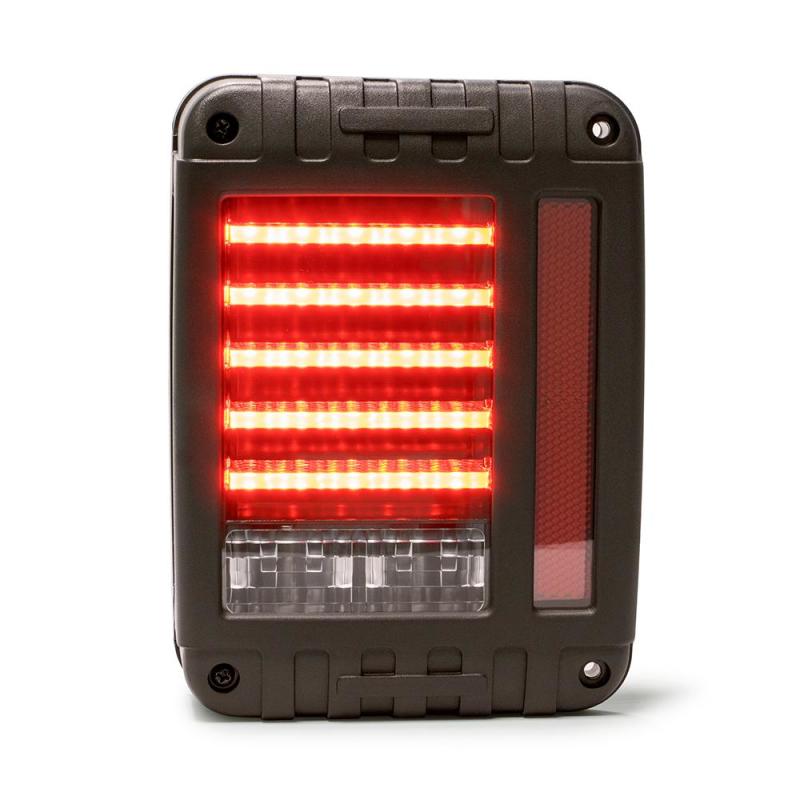 DV8 Offroad 07-18 Jeep Wrangler JK Octagon LED Tail Light - Black Ops Auto Works