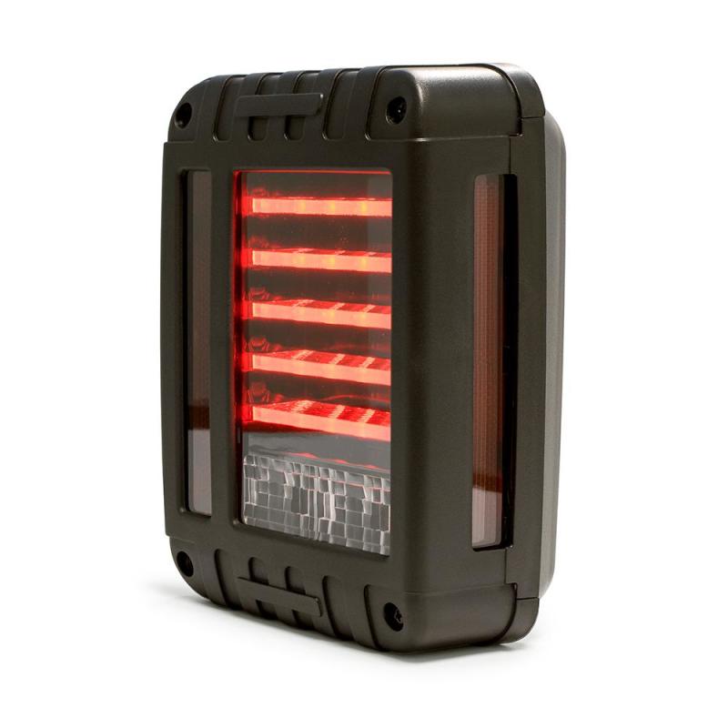DV8 Offroad 07-18 Jeep Wrangler JK Octagon LED Tail Light - Black Ops Auto Works