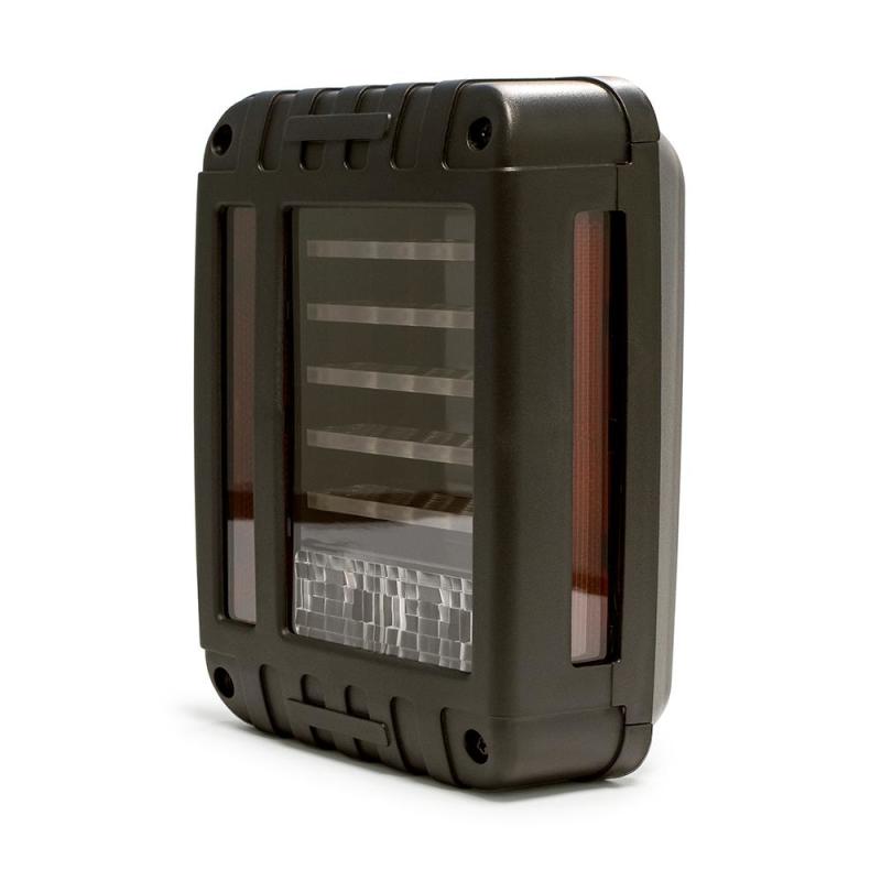 DV8 Offroad 07-18 Jeep Wrangler JK Octagon LED Tail Light - Black Ops Auto Works
