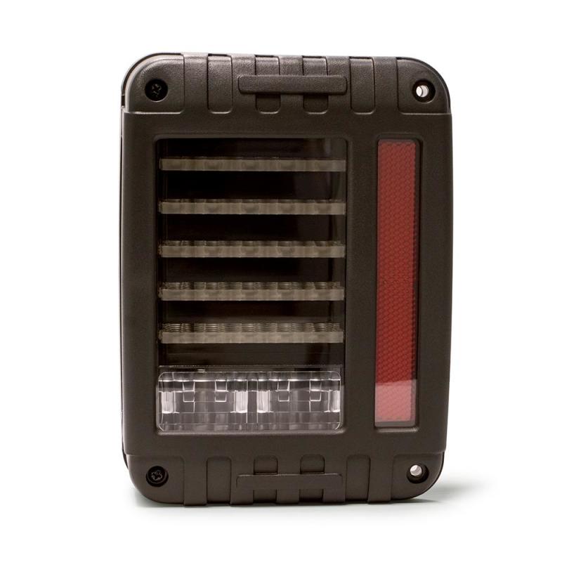 DV8 Offroad 07-18 Jeep Wrangler JK Octagon LED Tail Light - Black Ops Auto Works