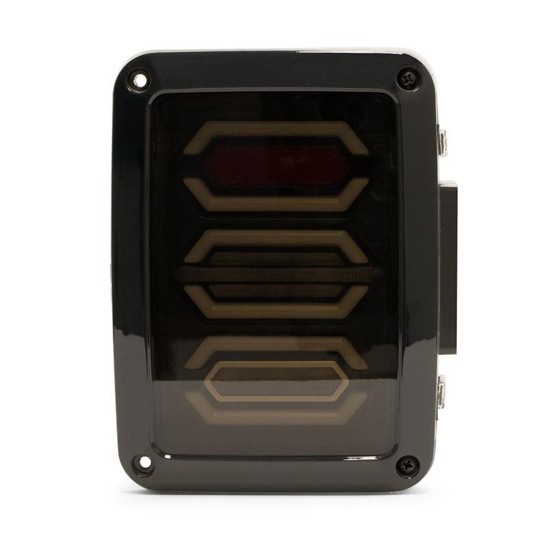 DV8 Offroad 07-18 Jeep Wrangler JK Octagon LED Tail Light - Black Ops Auto Works
