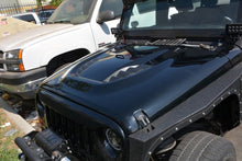 Load image into Gallery viewer, DV8 Offroad 07-18 Jeep Wrangler JK Rubicon 10th Anniversary Replica Hood - Black Ops Auto Works