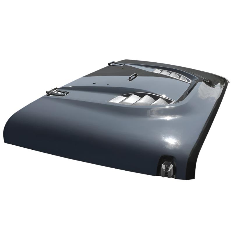 DV8 Offroad 07-18 Jeep Wrangler JK Rubicon 10th Anniversary Replica Hood - Black Ops Auto Works