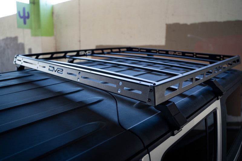 DV8 Offroad 07-18 Jeep Wrangler JK Short Roof Rack - Black Ops Auto Works