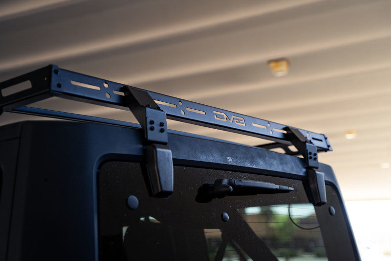 DV8 Offroad 07-18 Jeep Wrangler JK Short Roof Rack - Black Ops Auto Works