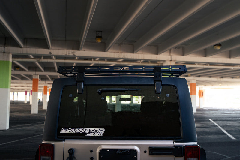 DV8 Offroad 07-18 Jeep Wrangler JK Short Roof Rack - Black Ops Auto Works