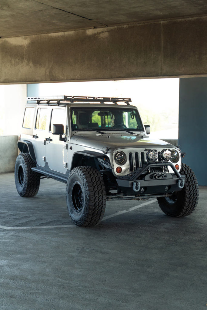 DV8 Offroad 07-18 Jeep Wrangler JK Slim Fender Flares-Fenders-DV8 Offroad-810087812744-