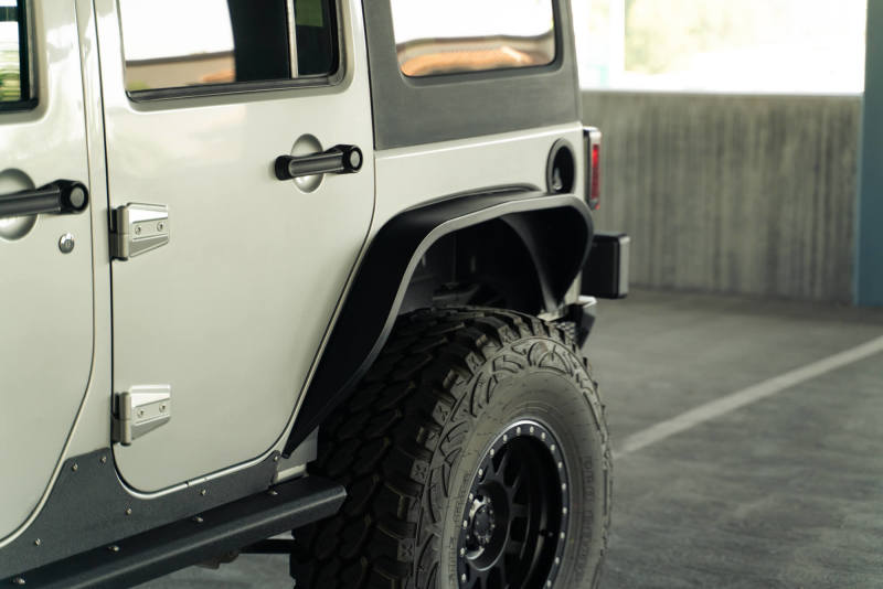 DV8 Offroad 07-18 Jeep Wrangler JK Slim Fender Flares-Fenders-DV8 Offroad-810087812744-