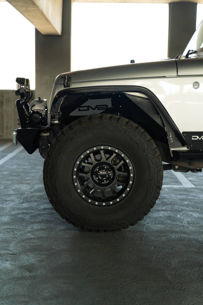 DV8 Offroad 07-18 Jeep Wrangler JK Slim Fender Flares-Fenders-DV8 Offroad-810087812744-