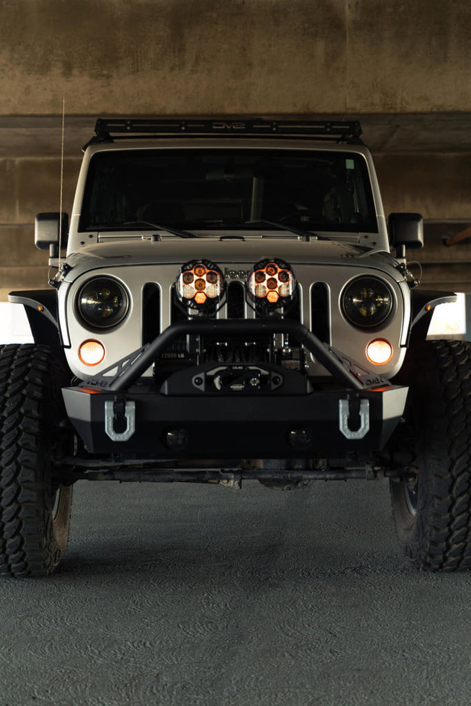 DV8 Offroad 07-18 Jeep Wrangler JK Slim Fender Flares-Fenders-DV8 Offroad-810087812744-