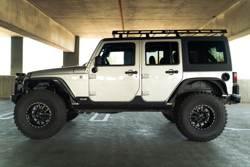DV8 Offroad 07-18 Jeep Wrangler JK Slim Fender Flares-Fenders-DV8 Offroad-810087812744-