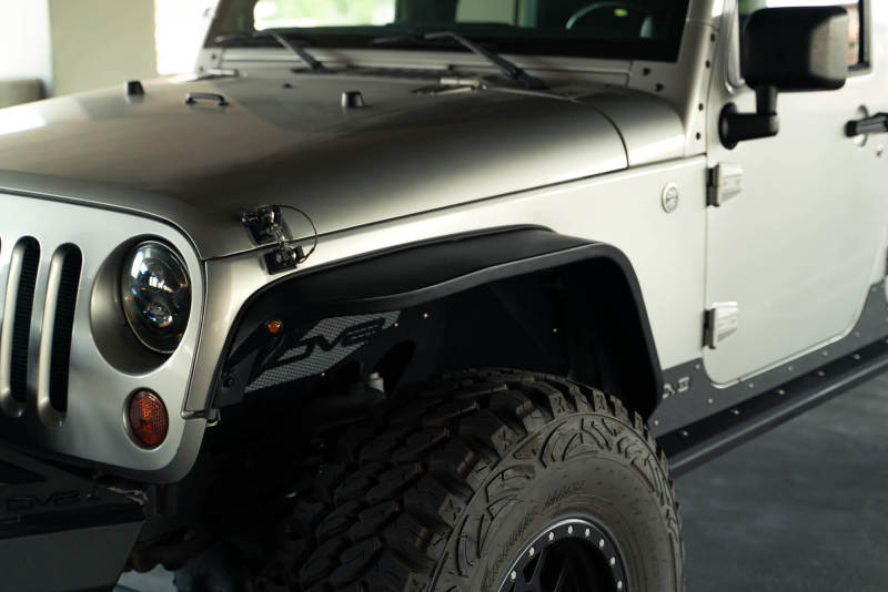 DV8 Offroad 07-18 Jeep Wrangler JK Slim Fender Flares-Fenders-DV8 Offroad-810087812744-