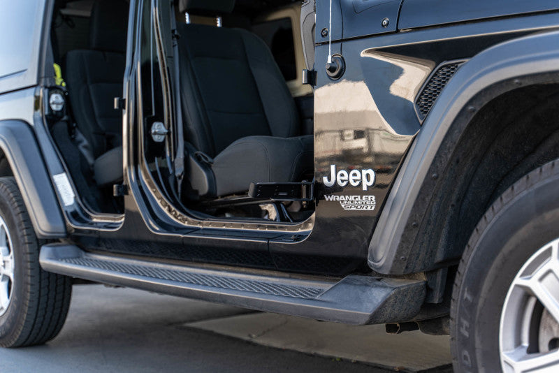 DV8 Offroad 07-23 Jeep Gladiator/Wrangler JT/JK/JL Foot Pegs-Exterior Trim-DV8 Offroad-810087812720-
