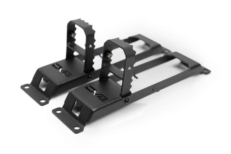 DV8 Offroad 07-23 Jeep Gladiator/Wrangler JT/JK/JL Hinge Mounted Step-Side Steps-DV8 Offroad-810087812485-