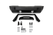 Load image into Gallery viewer, DVEFBJL-06-DV8 Offroad 07-23 Jeep Wrangler/Gladiator JT/JK/JL FS-25 Stubby Front Bumper w/Plated Bull Bar-Bumpers - Steel-DV8 Offroad