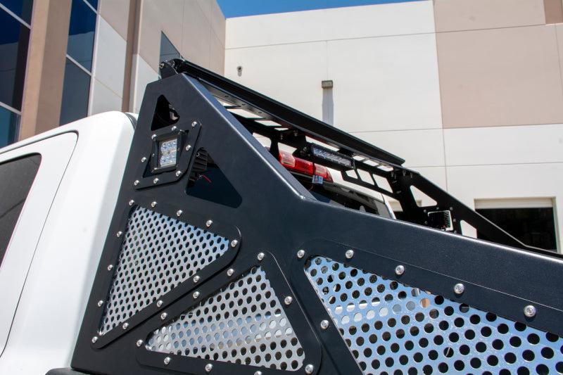 DV8 Offroad 10-18 Ram 2500/3500 Bolt On Chase Rack - Black Ops Auto Works