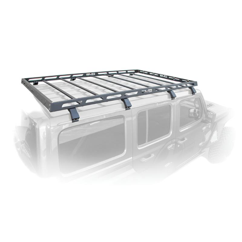 DV8 Offroad 18-21 Jeep Wrangler JL 4-Door Roof Rack - Black Ops Auto Works