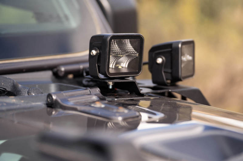 DV8 Offroad 18-22 Jeep Gladiator JT Cowl Light Bar Bracket - Black Ops Auto Works