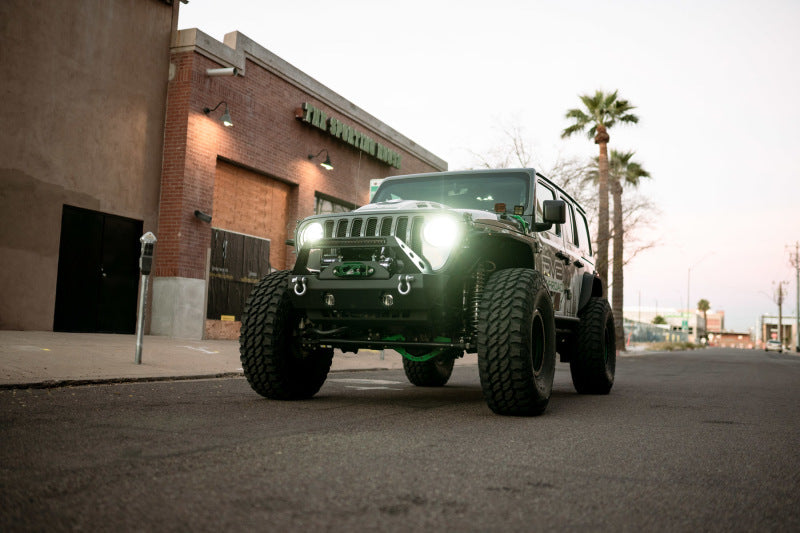 DV8 Offroad 18-22 Jeep Gladiator Wrangler LED Projector Headlights - Black Ops Auto Works