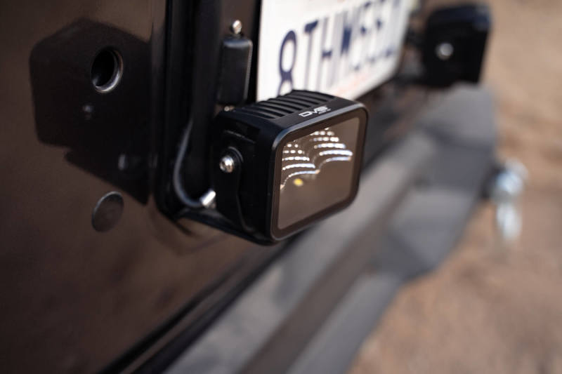 DV8 Offroad 18-22 Jeep Wrangler JL Spare Tire Delete Kit w/Light Mounts - Black Ops Auto Works