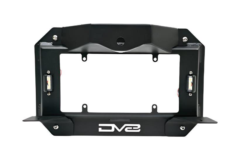 DV8 Offroad 18-22 Jeep Wrangler JL Spare Tire Delete Kit w/Light Mounts - Black Ops Auto Works