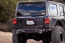 Load image into Gallery viewer, DV8 Offroad 18-22 Jeep Wrangler JL Spare Tire Delete Kit w/Light Mounts - Black Ops Auto Works