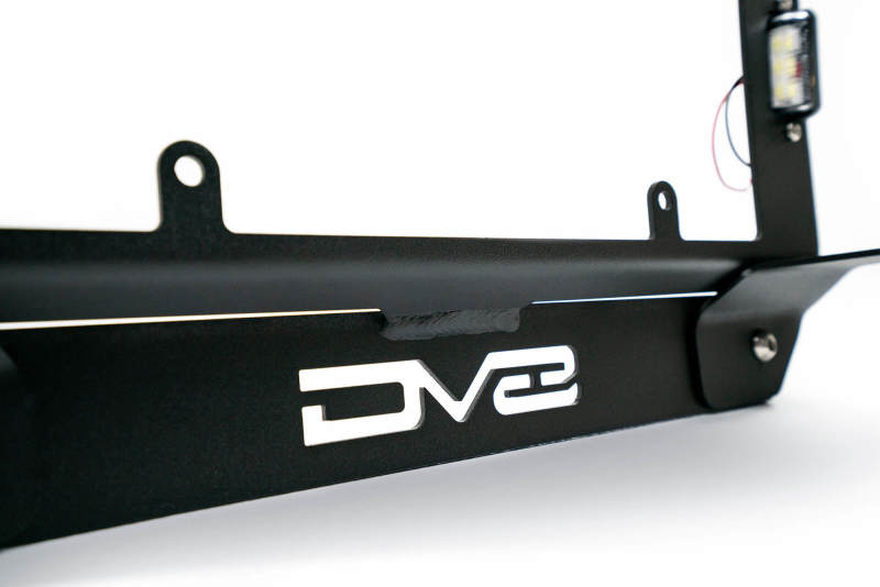 DV8 Offroad 18-22 Jeep Wrangler JL Spare Tire Delete Kit w/Light Mounts - Black Ops Auto Works