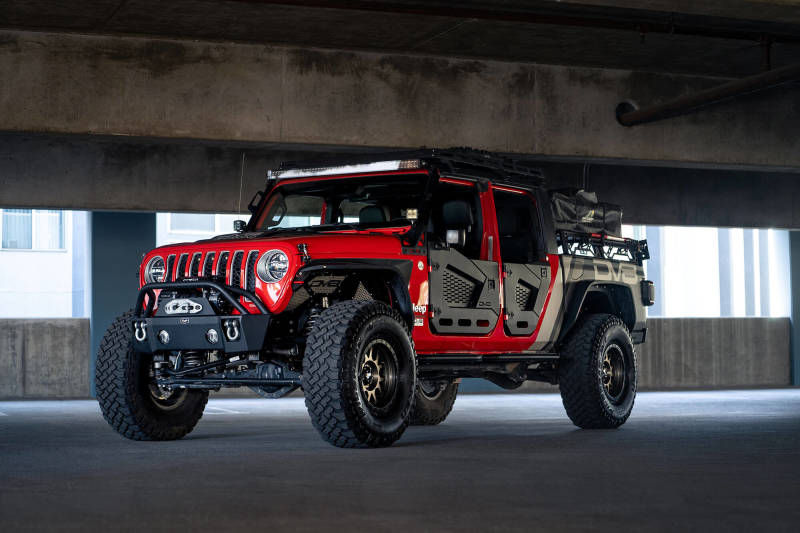 DV8 Offroad 18-22 Jeep Wrangler JL/JT Spec Series Half Doors - Front Set - Black Ops Auto Works