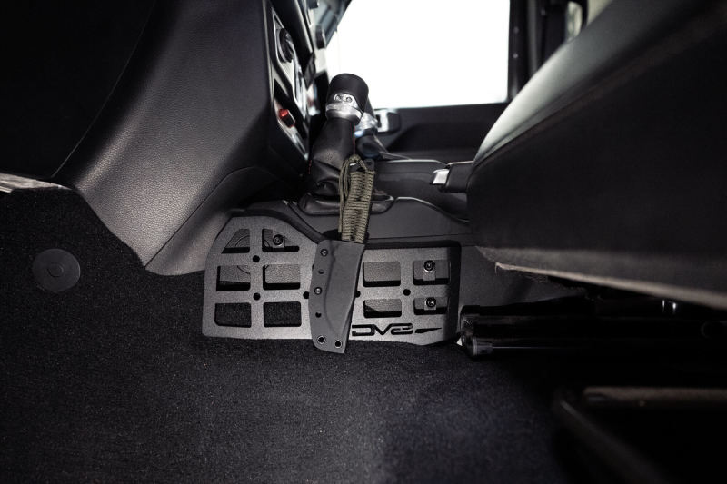 DV8 Offroad 18-23 Jeep Wrangler Center Console Molle Panels - Black Ops Auto Works