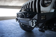 Load image into Gallery viewer, DV8 Offroad 18-23 Jeep Wrangler JL / 20-23 Jeep Gladiator JT FS-7 Mid-Width Winch Front Bumper-Bumpers - Steel-DV8 Offroad-810087812577-