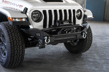 Load image into Gallery viewer, DV8 Offroad 18-23 Jeep Wrangler JL / 20-23 Jeep Gladiator JT FS-7 Mid-Width Winch Front Bumper-Bumpers - Steel-DV8 Offroad-810087812577-