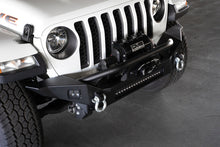 Load image into Gallery viewer, DV8 Offroad 18-23 Jeep Wrangler JL / 20-23 Jeep Gladiator JT FS-7 Mid-Width Winch Front Bumper-Bumpers - Steel-DV8 Offroad-810087812577-