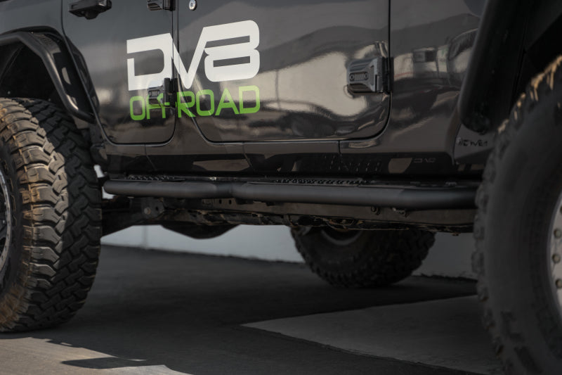 DV8 Offroad 18-23 Jeep Wrangler JL 4 Door Body/Pinch Weld Mounted Step-Side Steps-DV8 Offroad-810087812461-