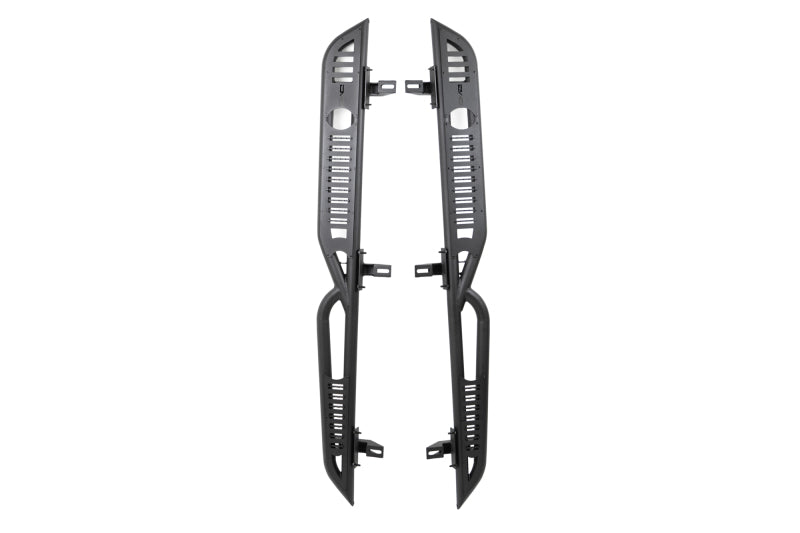 DV8 Offroad 18-23 Jeep Wrangler JL 4 Door Body/Pinch Weld Mounted Step-Side Steps-DV8 Offroad-810087812461-