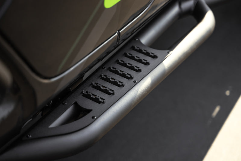 DV8 Offroad 18-23 Jeep Wrangler JL 4 Door Body/Pinch Weld Mounted Step-Side Steps-DV8 Offroad-810087812461-